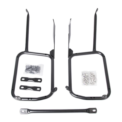 Universal Motorcycle 38/45L Aluminum Alloy Triple Box Rack Tail Rack Side Box Rack Tail Box Rack Tail Box Motorcycle Storage Box (Motorcycle trunk) - bmw-1300gs-side-frame-carbon-steel