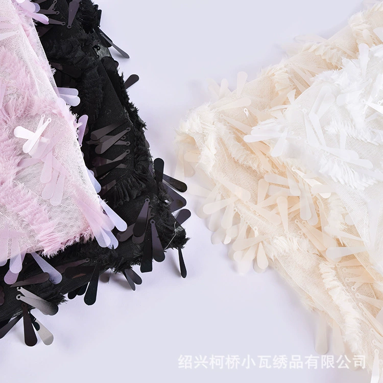 Shiffon cloth, trend design nail sequins, factory direct supply