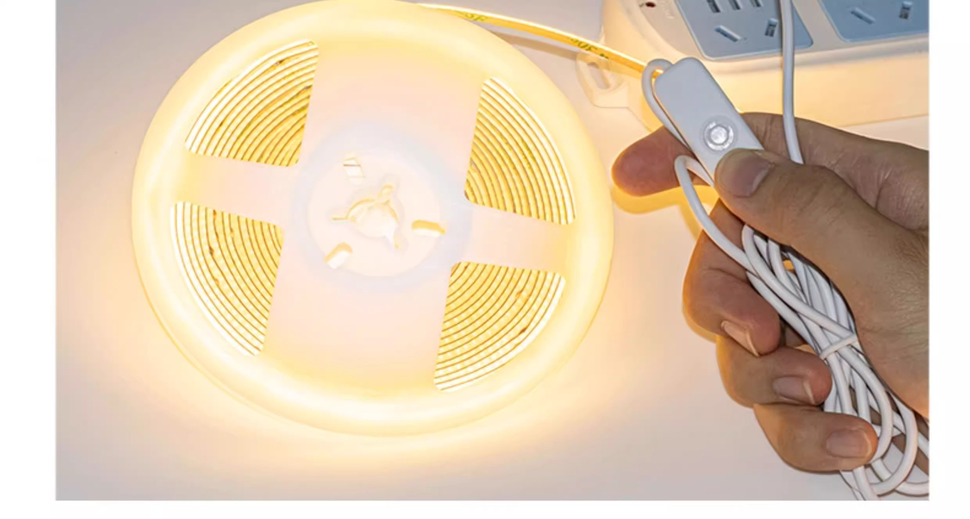 cob uzun şerit ultra dar ışık şeridi 5V akıllı USB arayüzü ultra ince 3mm düşük ışıklı LED ışık şeridi kendinden yapışkanlı TV ortam ışığı