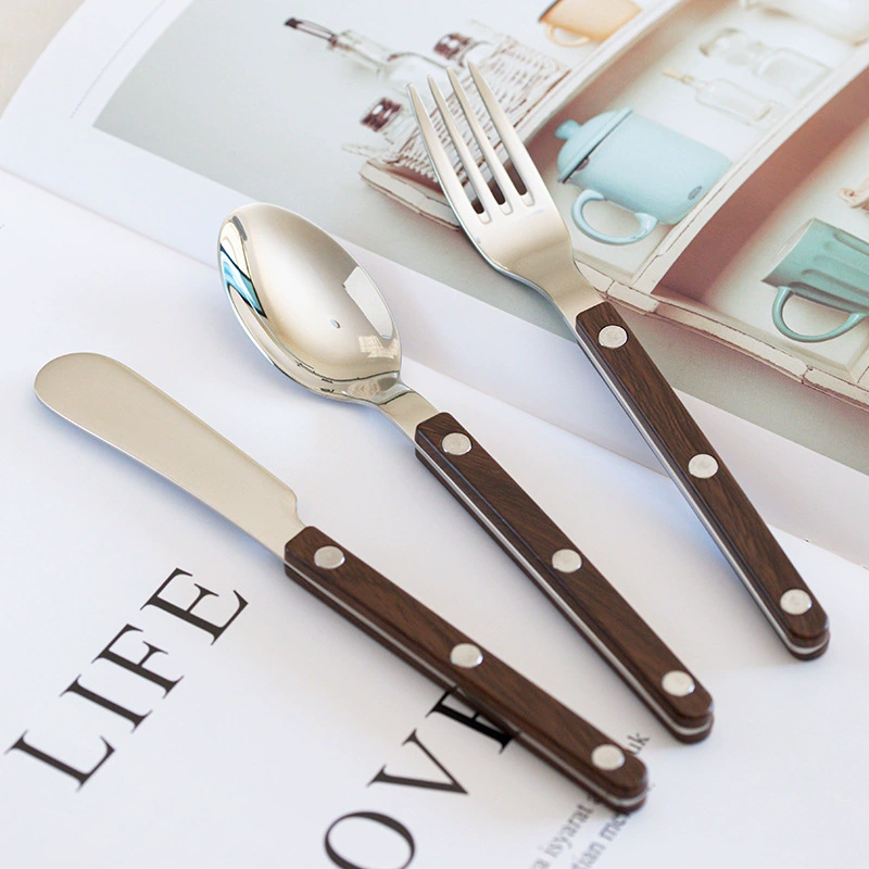 Handle stainless steel, tableware, set, spoon, french style