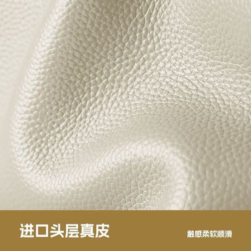 Nordic small apartment leather sofa minimalist living room sofa set office double three-seater genuine leather sofa