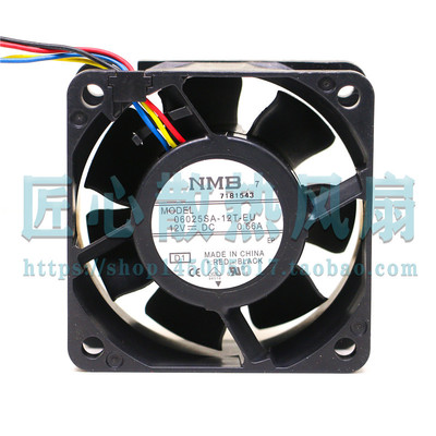 正品NMB美蓓亚12V 06025SA-12T-EU 6025 4线PWM双滚珠机箱风扇