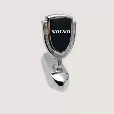 Xc60Xc90S90Xc40S60 Accessories, Car Logo — Car logo - volvo-shield-silver-and-black-foldable
