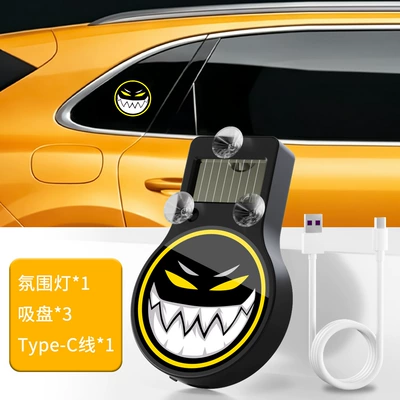 solar-powered car light, triangular – Other lights - yellow-eyed-demon