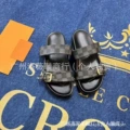 Black Plaid Single Buckle