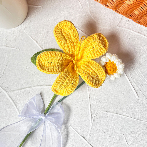 Cross-border hot selling hand-woven versatile bouquet pendant for home door refrigerator ice sticker decoration gift