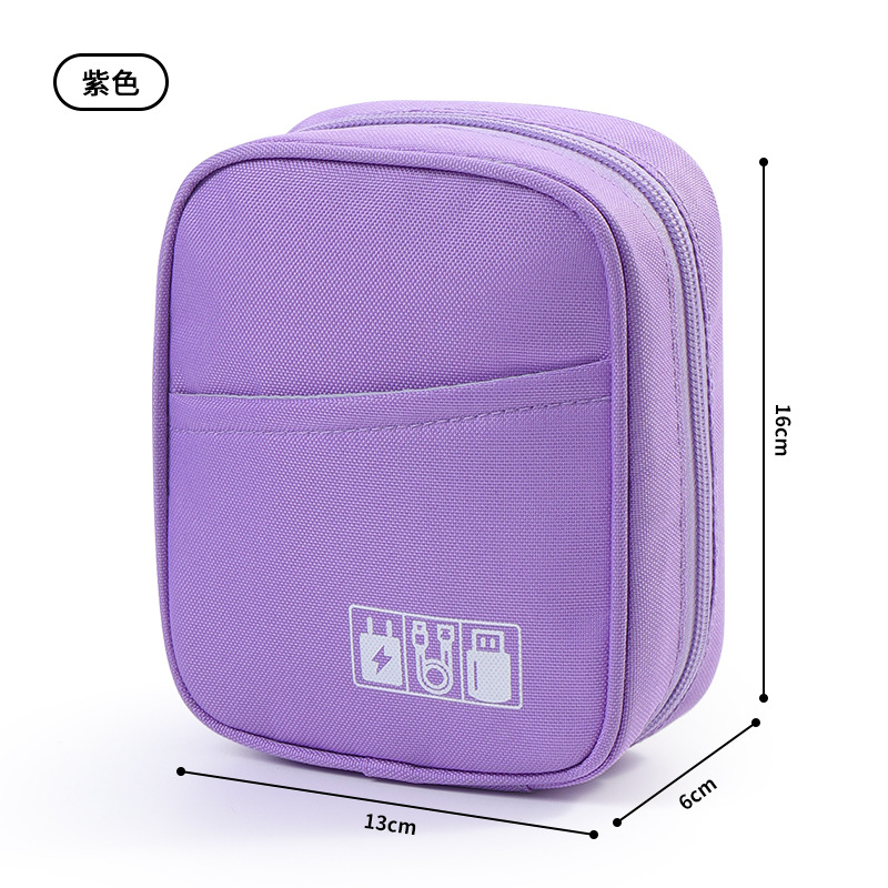 Accesorios digitales de viaje bolsa de almacenamiento bolsa de auriculares portátiles bolsa de cable de datos cargador de enchufe de alimentación bolsa de almacenamiento USB