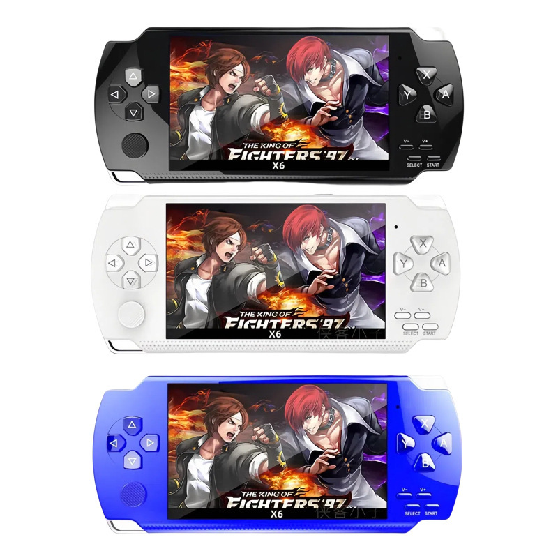 新しい X6 携帯ゲーム機 4.3inch HD カラー画面 PSP アーケードレトロノスタルジア switch2 携帯ゲーム機メーカー|undefined