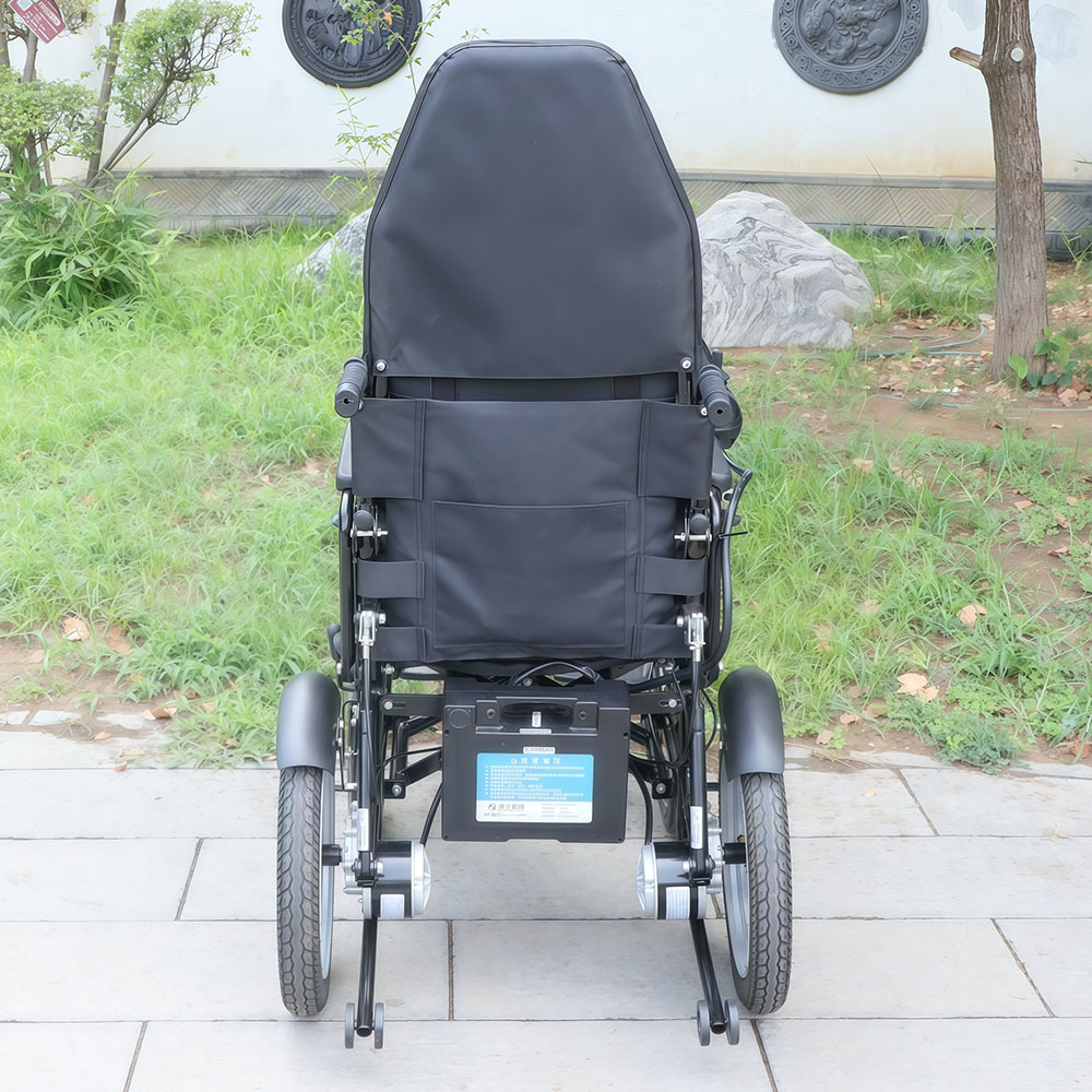 Reclining Electric Wheelchair, Intelligent Fully Automatic Folding Electric Wheelchair for the Elderly and Disabled, Mobility Scooter for the Elderly