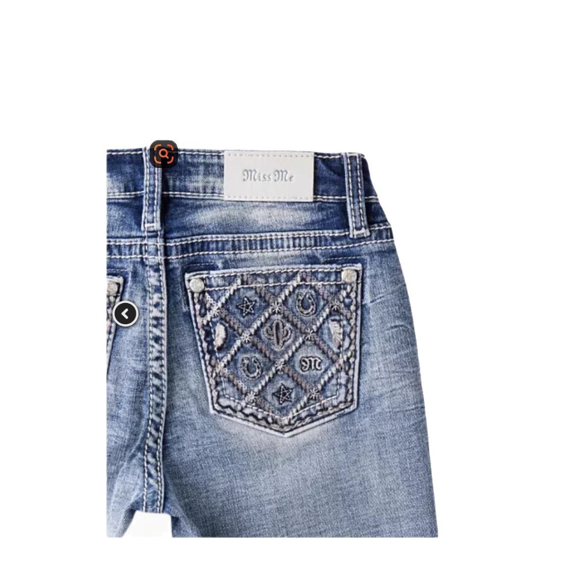 Women's Stretch Jeans Distressed Embroidered Flowers Slim Fit Casual Cotton Polyester Spring/Autumn Summer Wear_ecoleips.com
