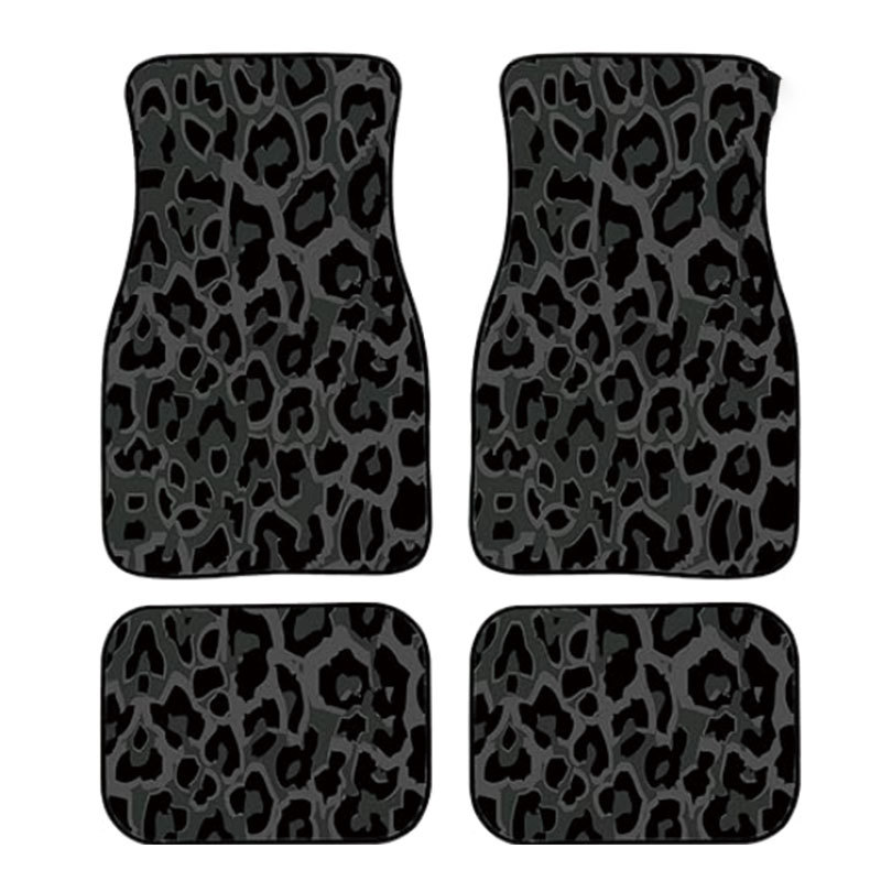 TEMU retro estilo nórdico alfombra de pie de coche alfombra de cuatro piezas tapete resistente a las manchas almohadilla de pie Amazon TEMU al por mayor