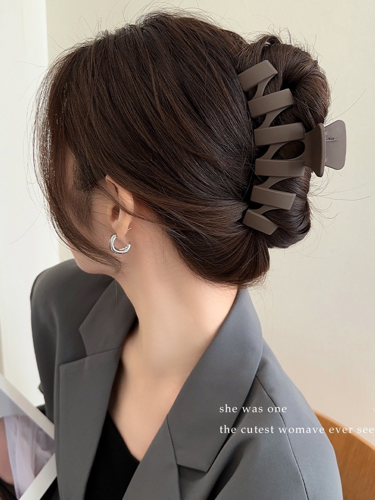 Pinza de pelo grande irregular de acrílico de estilo coreano elegante clip de tiburón grande updo clip de pelo nuevos accesorios para el cabello de alta calidad