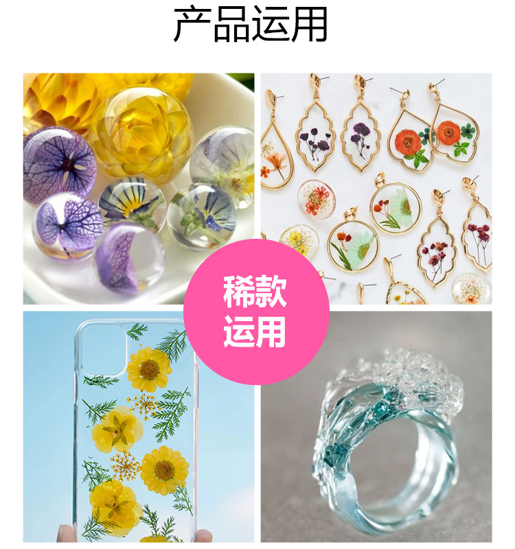 热销巧巧uv滴胶无气味透明滴胶diy手工材料 英文瓶彩盒跨境亚马逊-阿里巴巴