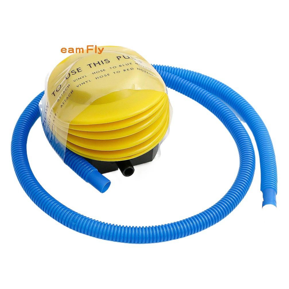 Нога пластиковый надувной насос педаль воздушный шар надувная трубка Портативный Ручной плавательный кольцевой Насос оптом