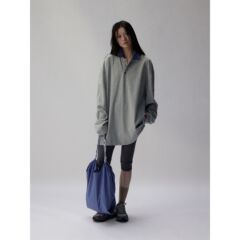 VERMO 柔软又有型 立体肩型 男女同款拼接格纹POLO衫针织上衣