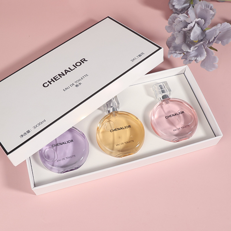 CHENALIOR perfume set polvo encuentro violeta perfumes encuentro perfumes duraderos para mujeres caja de regalo transfronteriza