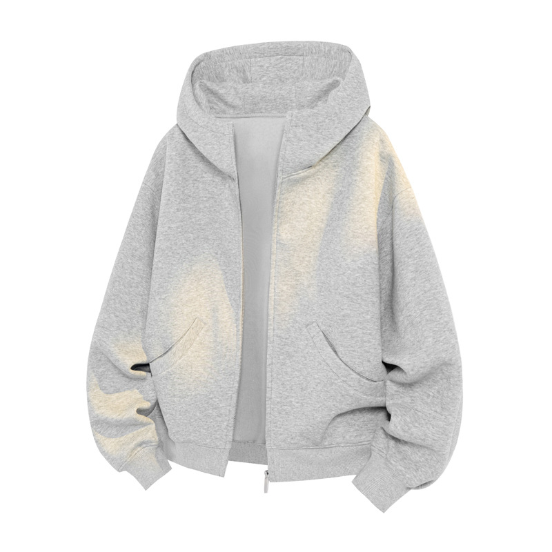 400 g schweres Sweatshirt aus chinesischer Baumwolle für Damen und Herren, Frühling und Herbst, amerikanischer Retro-Stil, hochwertige Silhouette_voghion.com