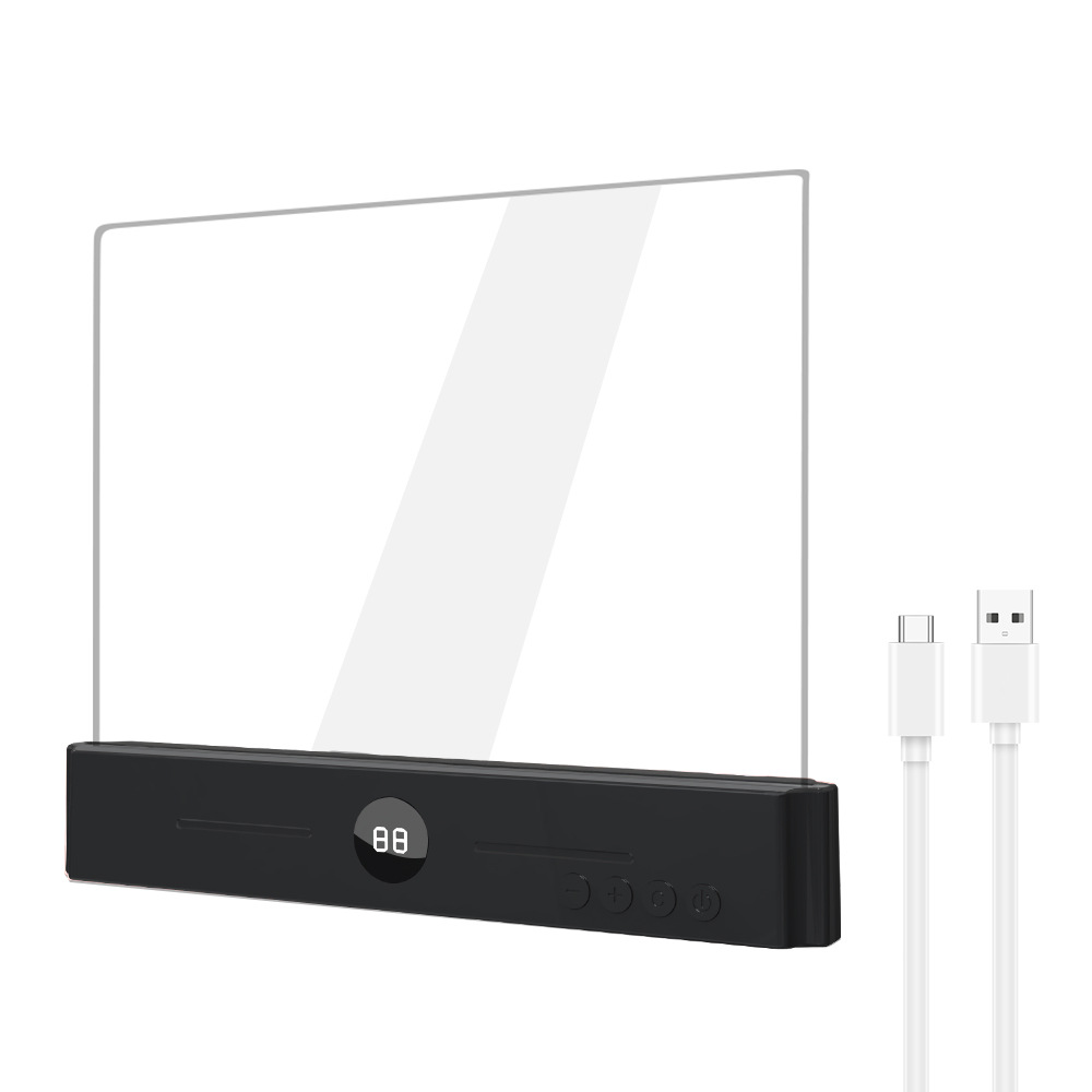Transfronterizos lámpara de lectura plana lámpara de cabecera LED lámpara de protección de ojos de tiempo de lectura de noche artefacto de lectura de graffiti lámpara de aprendizaje
