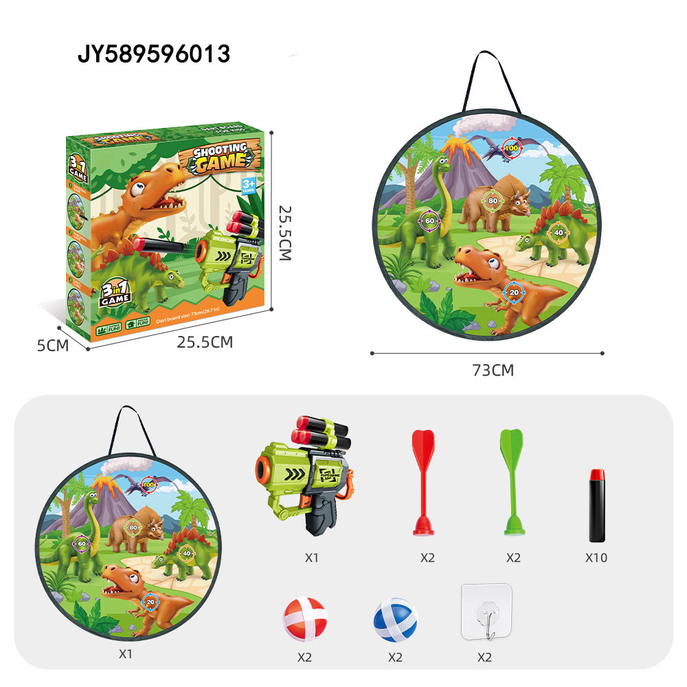 Niños transfronterizos bolas pegajosas dardo disparar objetivos bolsa de arena juguetes para padres e hijos indoor y exterior lanzar set de dardo al por mayor