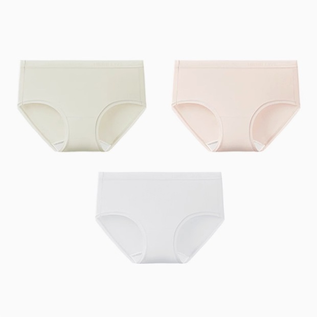 ハーブファーストカラーパンティー女性のシームレスコーマ綿ミッドウエストブリーフ拡張ボトム7A抗菌通気性女性の下着|undefined