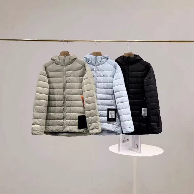 Bird's Nest Unisex Ribbed down Jacket Cerium Ribbed 2.0 Couple's Style Outdoor Warm Lightweight Ribbed down Jacket