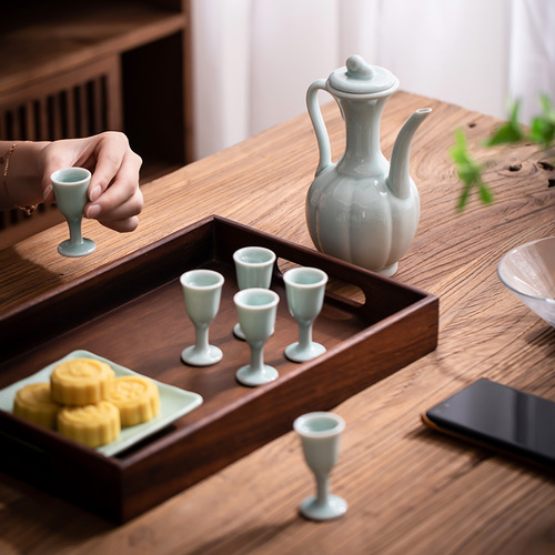 Song Dynasty Tea-Competing Training: Practice Teapots, Song-Style Handles, Ceramic Tools for Dotting Tea, Handheld Kettles, Soup Bottles, and Tea/Wine Pots
