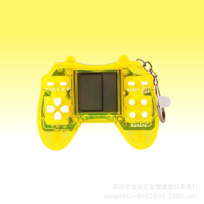 Yellow transparent-handle Russian [23 classic games] sound effects can be turned off