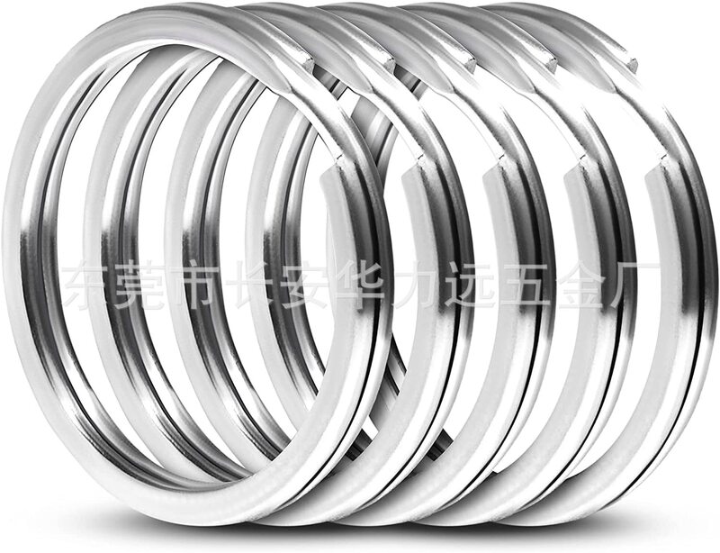 スポットキーフラットリング304ステンレスフラットリング金属フラットリングキーリングキーホルダーフラットリング|undefined