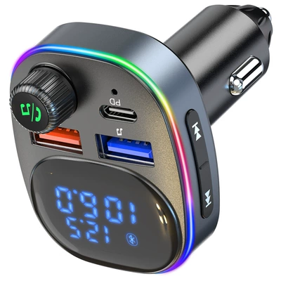 Car mp3 universal cigarette lighter fast charging