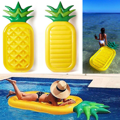 Custom manufacturer PVC inflation thickening new pattern inflation Eggplant fruit watermelon Floating row Floating Bed Swimming