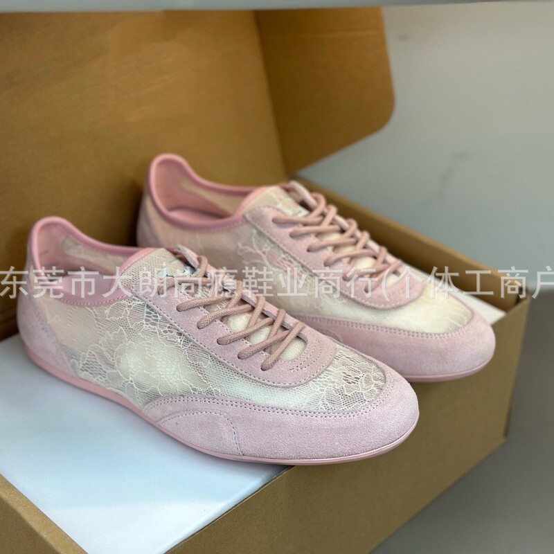 Guangdong-Made High-End 26 Summer New Lace-Up Casual Sports Shoes, Lightweight Versatile Wear-Resistant Casual Shoes, German Training Shoes