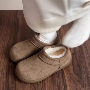 С����Ƥëһ�wѩ��ѥŮ2025�¿���Ӻ�ů������ˮ��Ь����Ь