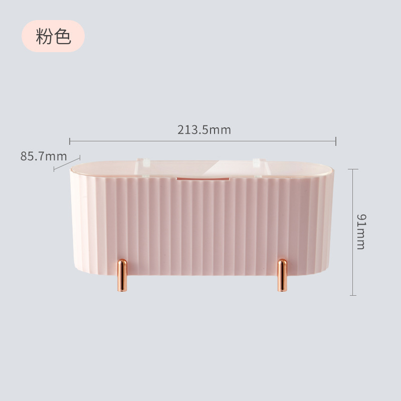 綿棒収納ケース蓋付き防塵防霧デスクトップ口紅パフ化粧綿ケース化粧美化粧卵クロスボーダー起爆金|undefined