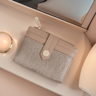 Baellerry New Women's Wallet Women's Cross-Border K-Style Fashion Multi-Card Slot Simple Series 80% off Card Holder Coin Purse