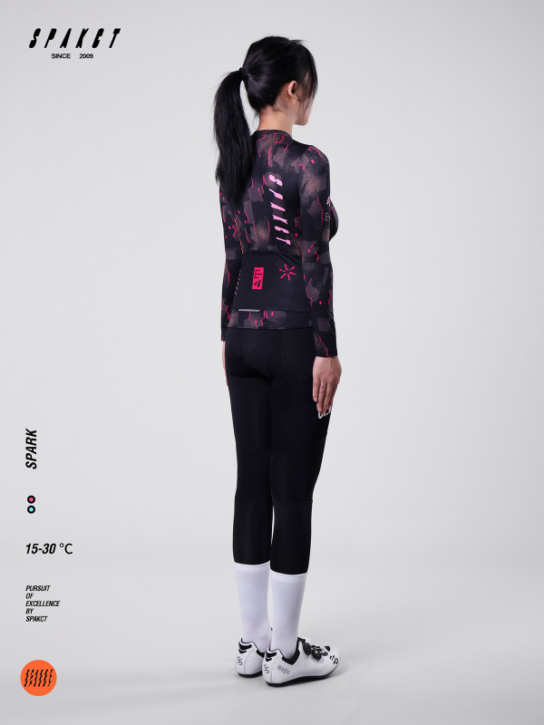 思帕客2025年自行车骑行服女款透气速干公路车山地车骑行长袖上衣|undefined