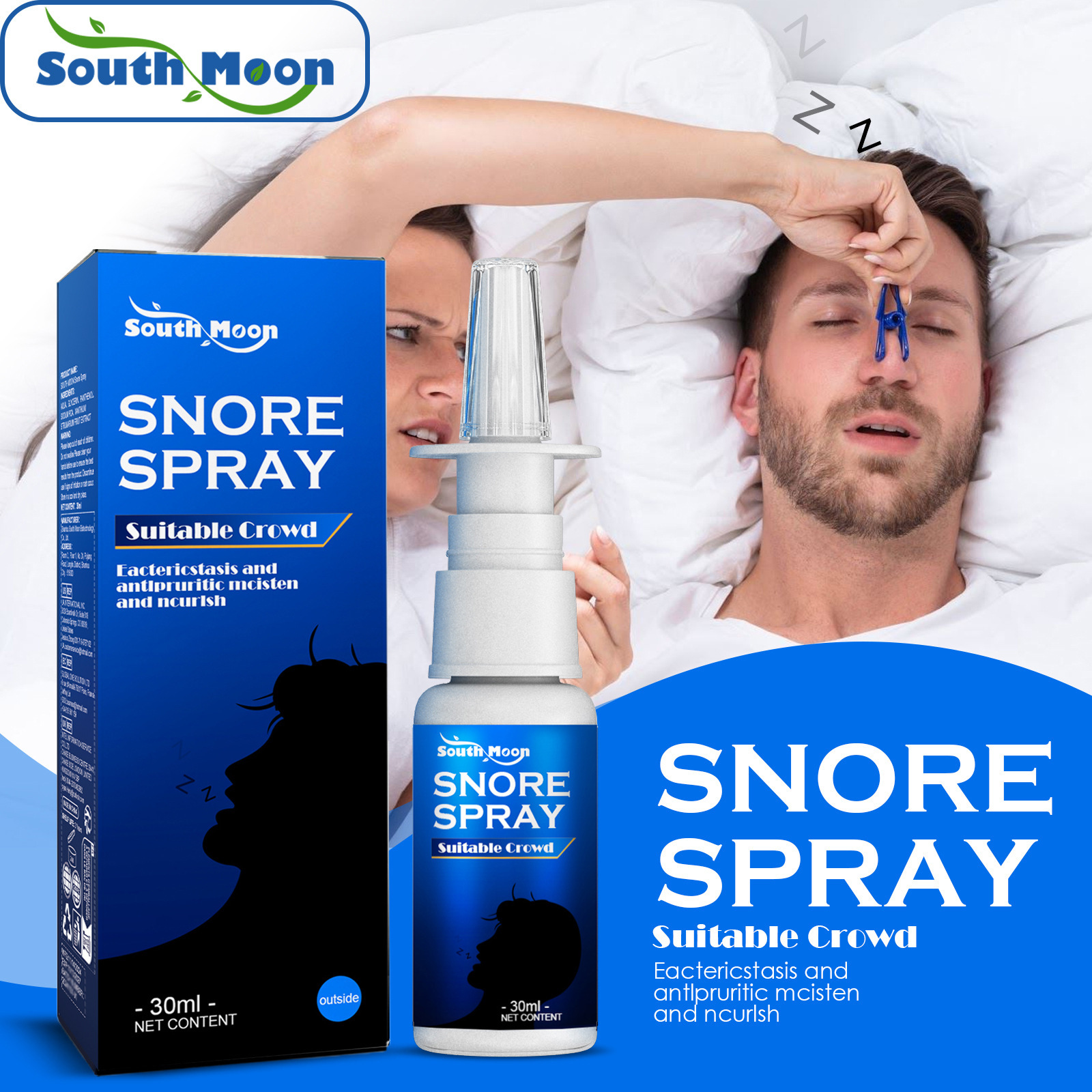 South Moon Herbal Care Spray Gentle Ingredients Relieve Nasal Discomfort Herbal Nasal Care Spray