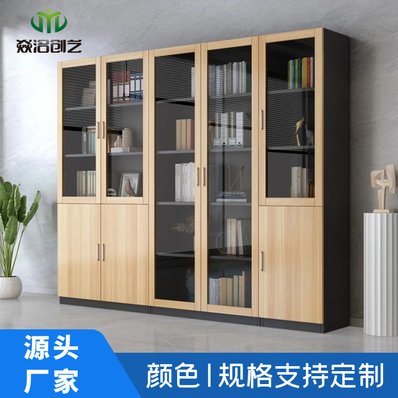 Factory processing Customized office cabinet board with lock glass…