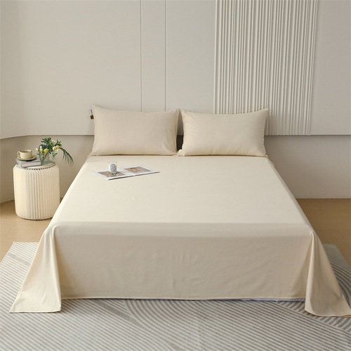 Wholesale Xinjiang cotton pure cotton brushed solid color single product bed sheets thickened long-staple cotton pure cotton kang sheet gift sheet group purchase