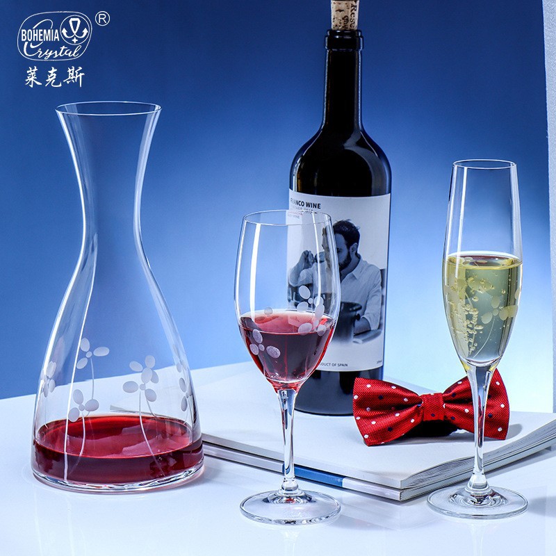 Tazas de cristal checas para el hogar esmerilado tazas de vino rojo tazas de borgoña talladas tazas hechas a mano tazas de vino creativas