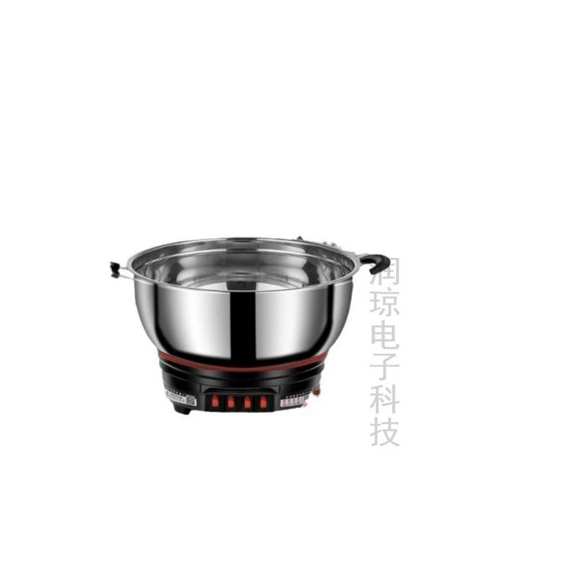 Многофункциональная электрическая горячая pot нержавеющая сталь электрическая жарочная сковорода кухонная электрическая пароварка кипячёная кастрюля электрический плита всë-в-один электрическая плита