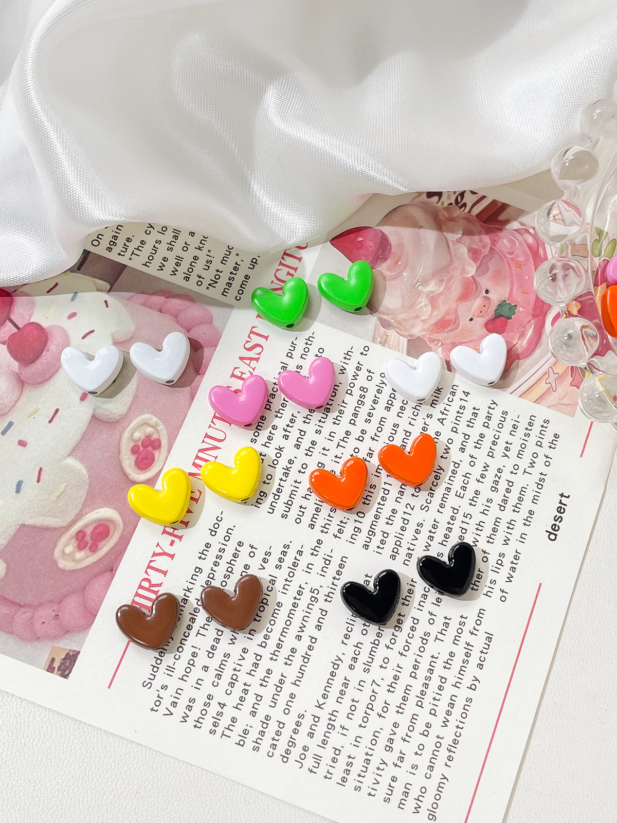 2g Weight Beads Jewelry Making Type 10 * 8mm Jewelry Making Size DIY Jewelry Accessories Classification Hole 1~1.9mm Hole Size 1 Piece Quantity Zinc alloy Material Heart Shape Pattern Stoving Varnish Design Cute Style 1 Piece 10 * 8mm Hole 1~1.9mm Zinc Alloy Heart Shape DIY Jewelry Accessories Beads 5