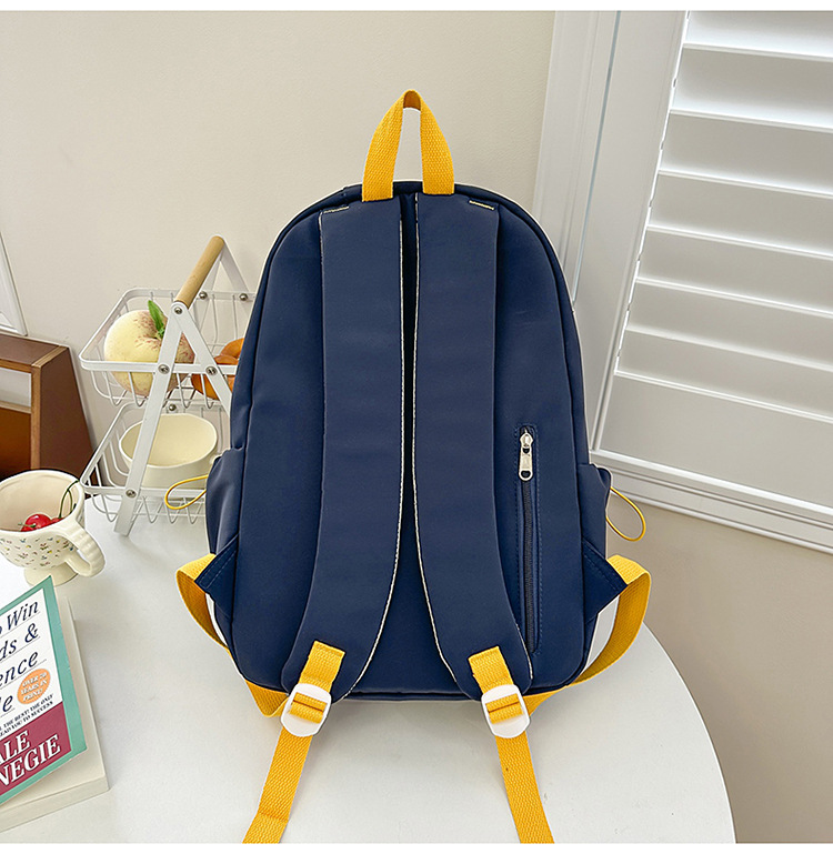Leichter Schulrucksack für Mittel- und Oberschüler sowie Studenten, vielseitiger Freizeitrucksack mit großem Fassungsvermögen, Unisex-Doppelschulter-Rucksack