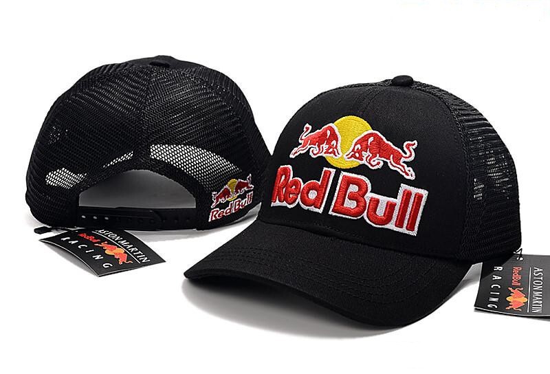 【RedBull红牛帽子网帽】户外鸭舌帽平沿赛车F1机车队运动棒球帽|undefined