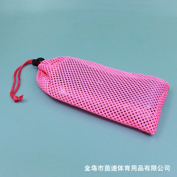 Fuchsia mesh bag