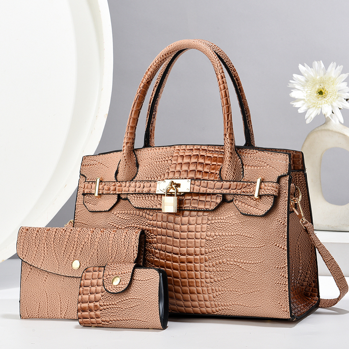 Bolso diagonal de un solo hombro femenino 2025 moda bolso portátil fabricante coreano nuevo bolso de comercio exterior textura femenina