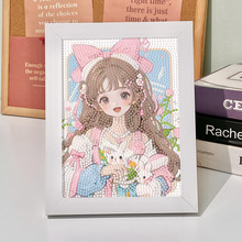 草莓钻石画diy手工贴钻郁金香向日葵花卉女孩送闺蜜生日礼物批发