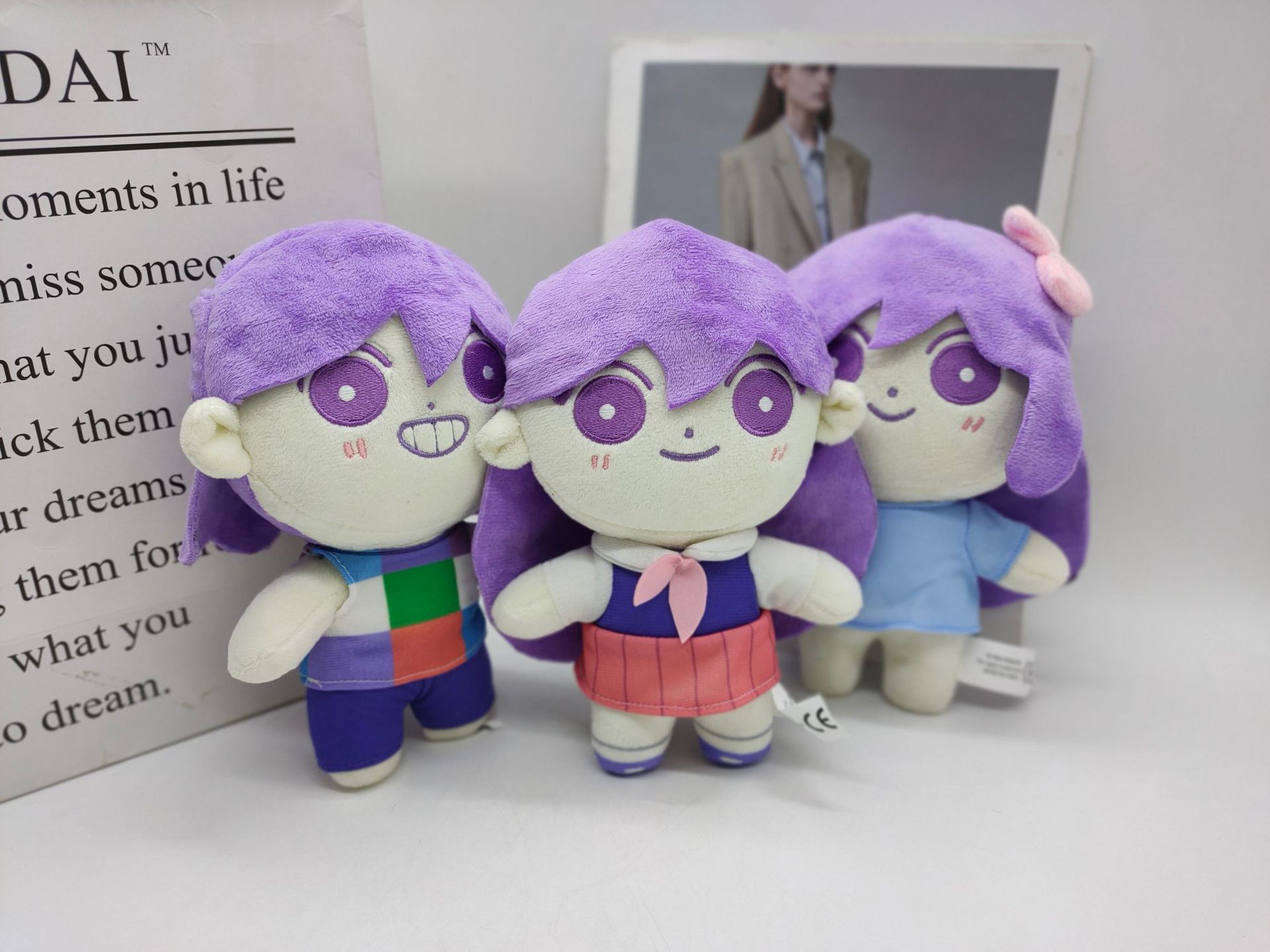 跨境新款sweetheart omori plush 治愈救赎游戏周边毛绒玩具 手绘详情32