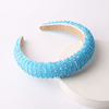 Retro South Korean headband, goods, sponge crystal from pearl, European style, Korean style