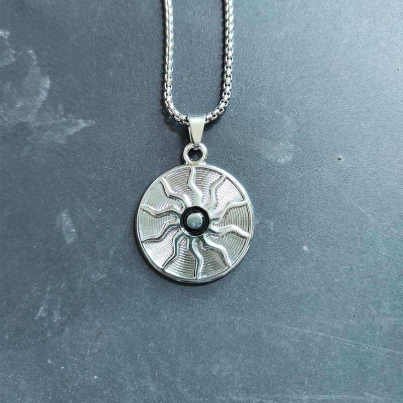Sun Flame Necklace Personalized Pendant For Men And Women_voghion.com