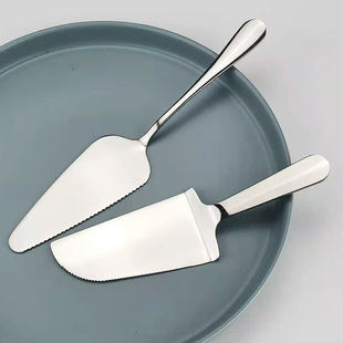 Stainless Steel Cake Spatula Dessert Cutting Scraper Kitchen Baking Gadget Pizza Triangle Spatula Mooncake Cheese Cutter